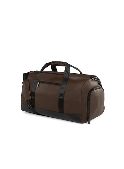 'Central' Leather Duffle Bag