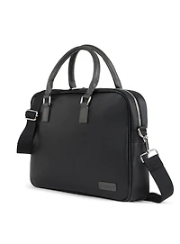 'Contrast' Leather Briefcase