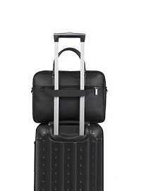 'Contrast' Leather Briefcase