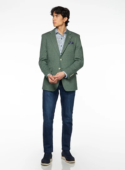 Green Knit Sport Jacket