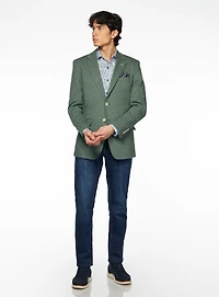 Green Knit Sport Jacket