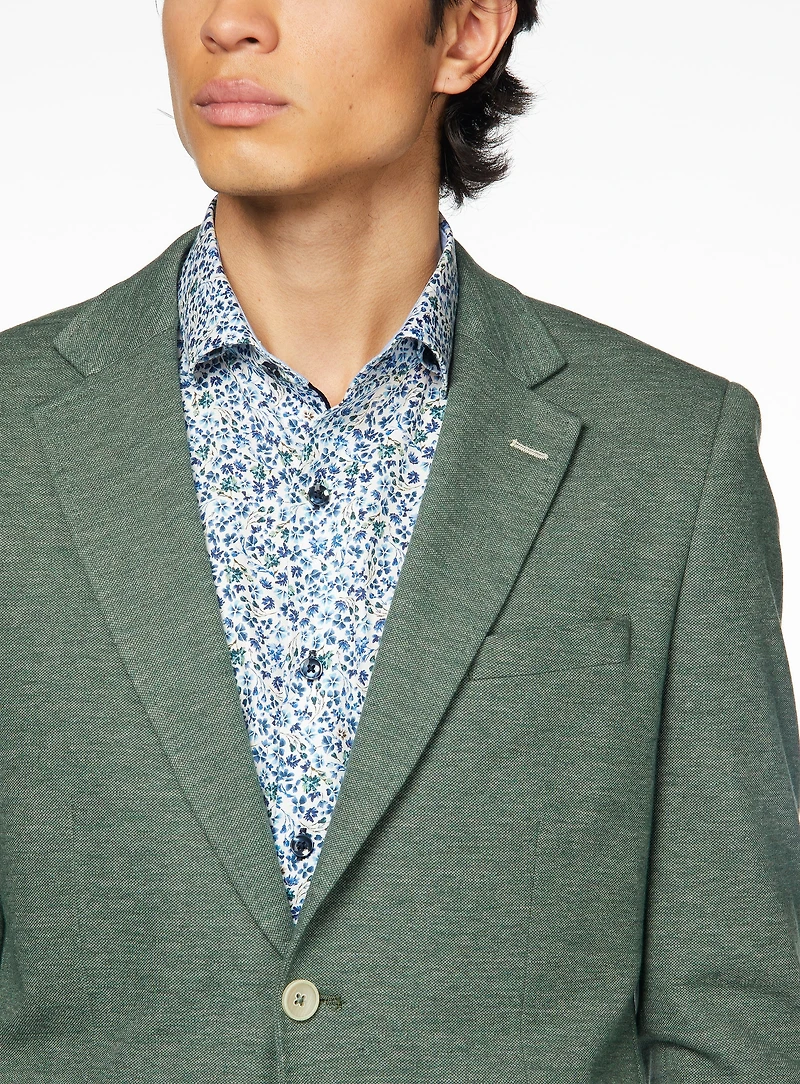 Green Knit Sport Jacket