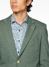 Green Knit Sport Jacket