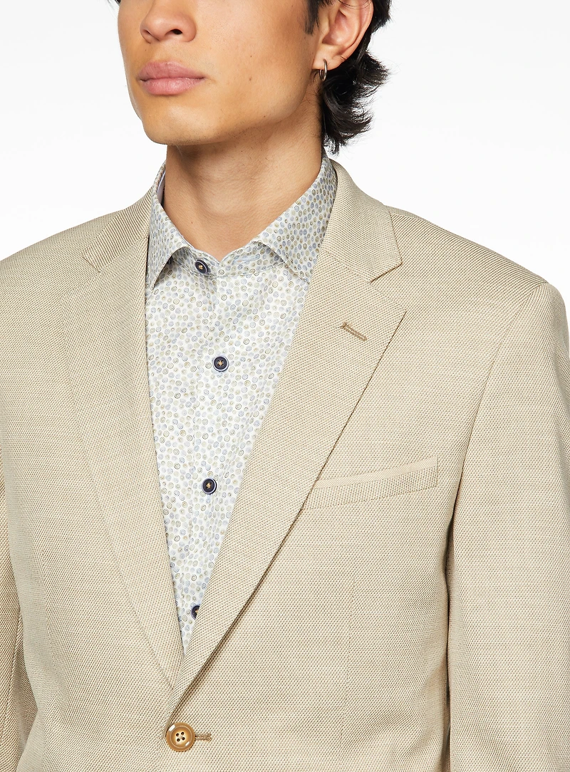 Beige Neat Sport Jacket