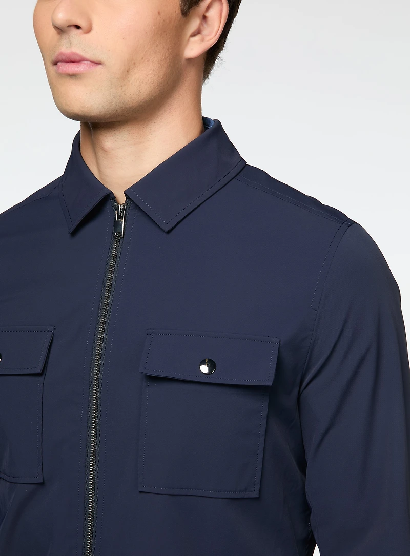 Manteau avec col en pointe