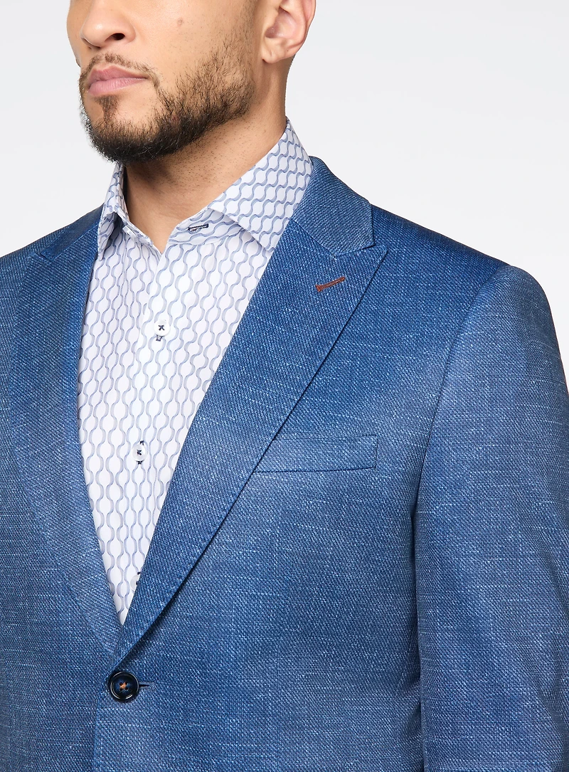 Blue Double Face Sport Jacket