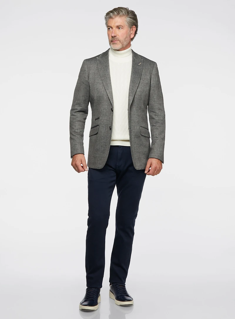 Veston en tricot vert
