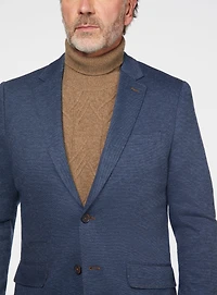 Veston marine à micro texture