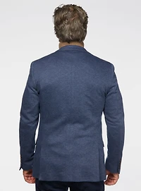 Veston marine à micro texture