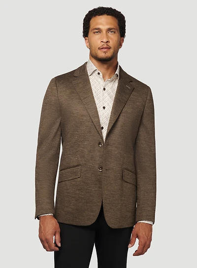 Coffee Knit Sport Jacket