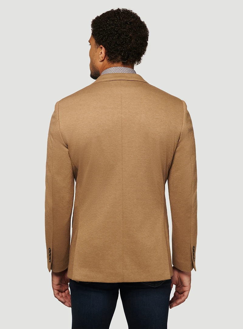 Veston en tricot beige