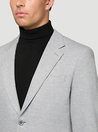 Grey Knit Sport Jacket