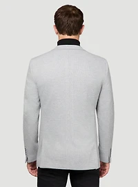 Veston en tricot gris