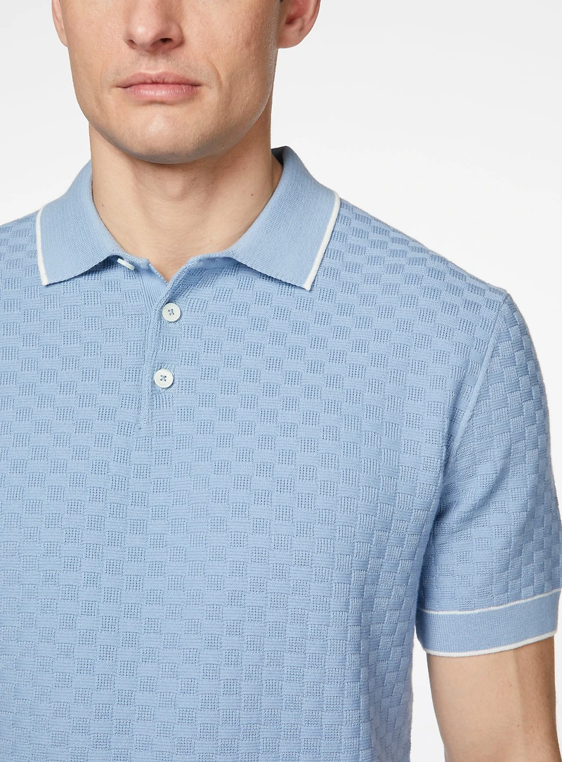 Basketweave Polo