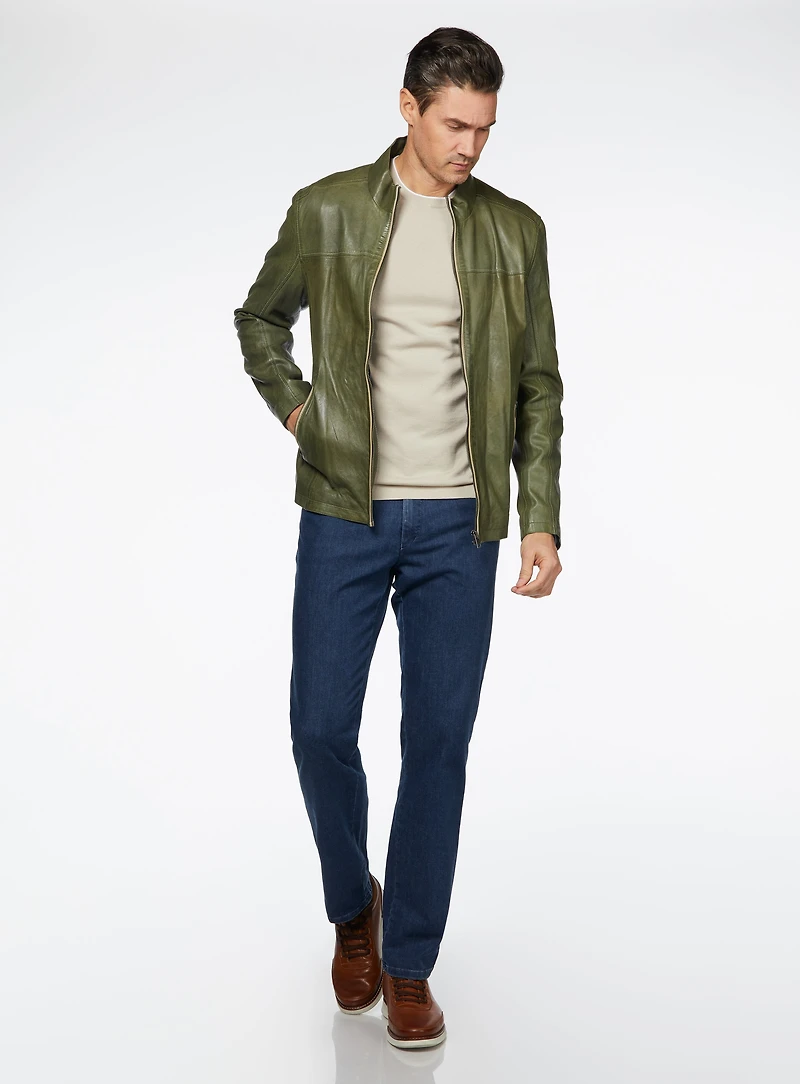 Green Leather Jacket