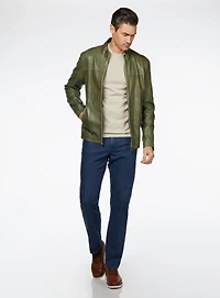 Green Leather Jacket