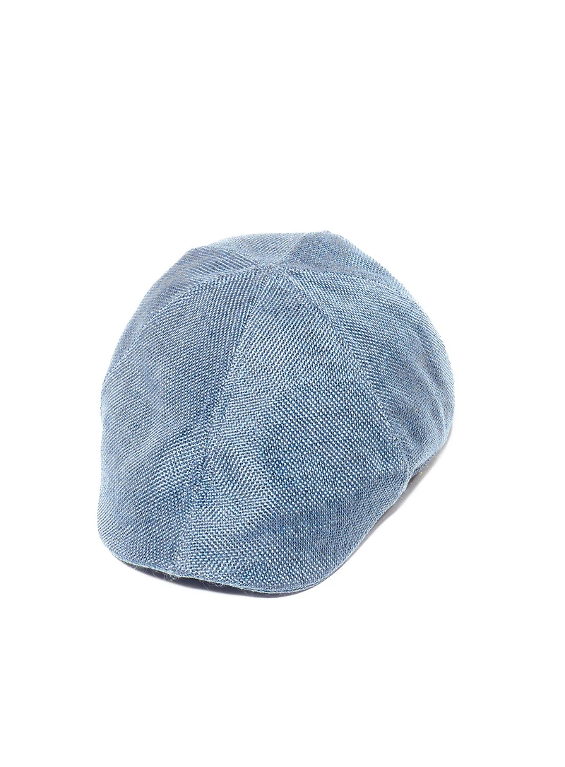 Casquette à effet lin