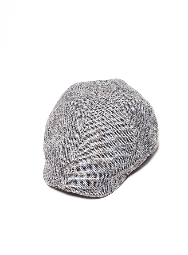 Casquette à effet lin