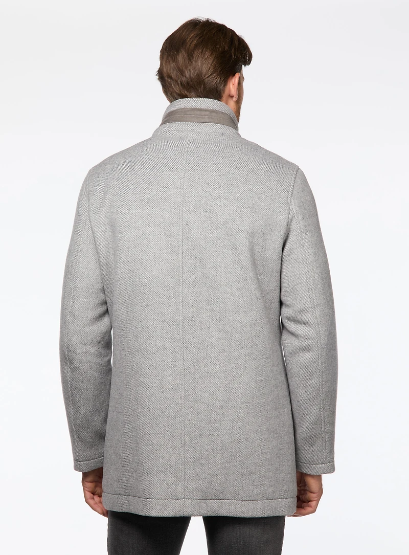 Pardessus en tricot sergé