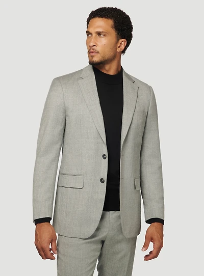 Complet gris en flanelle