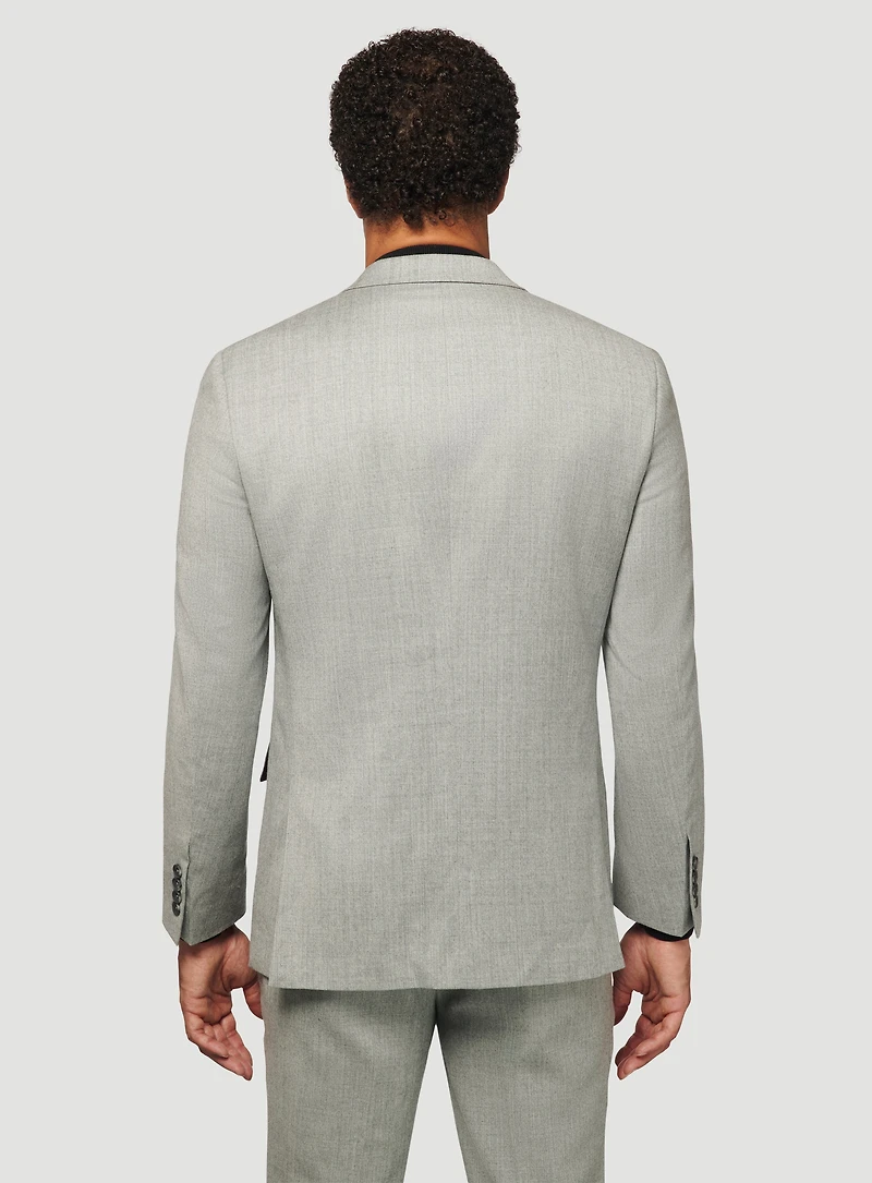 Complet gris en flanelle