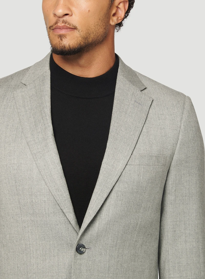 Complet gris en flanelle