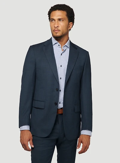 Turquoise Plaid Suit