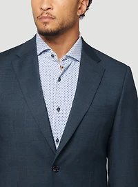 Turquoise Plaid Suit