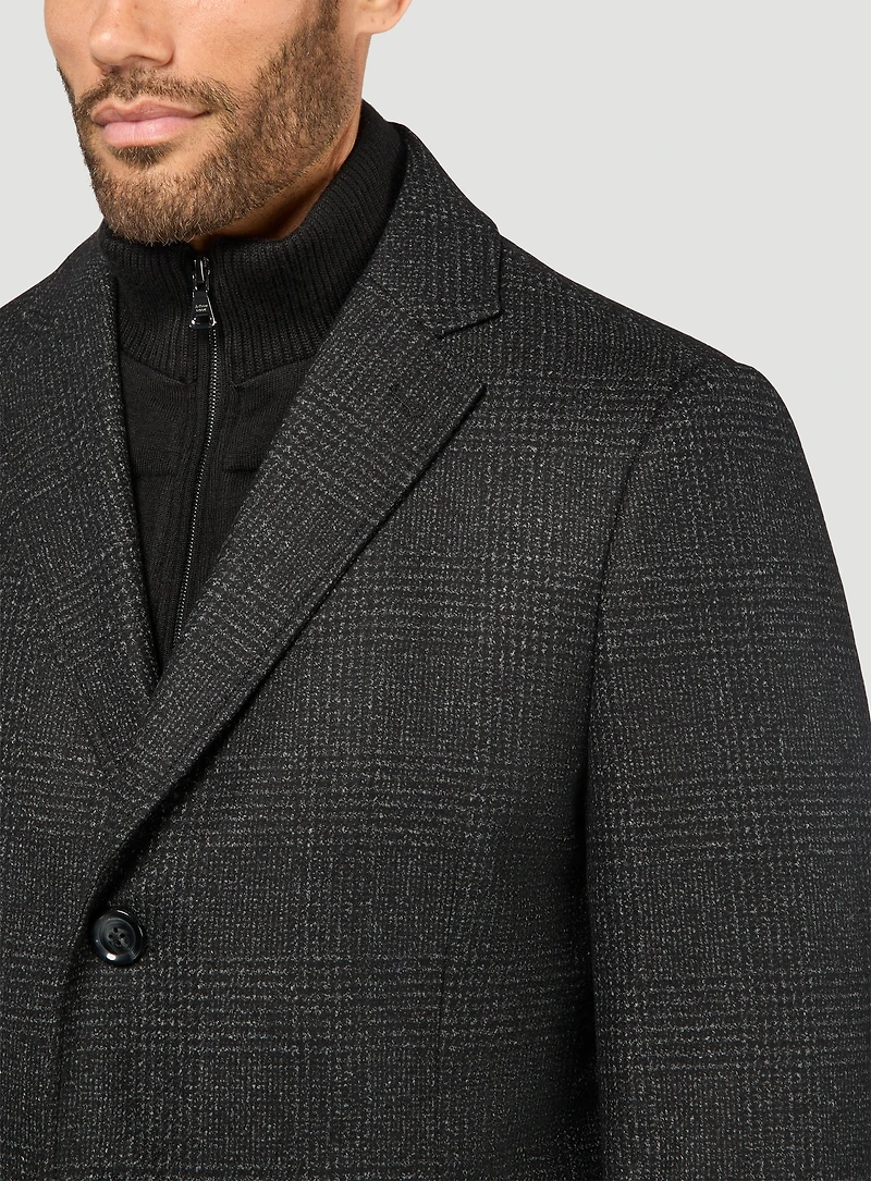 Prince of Wales Check Overcoat