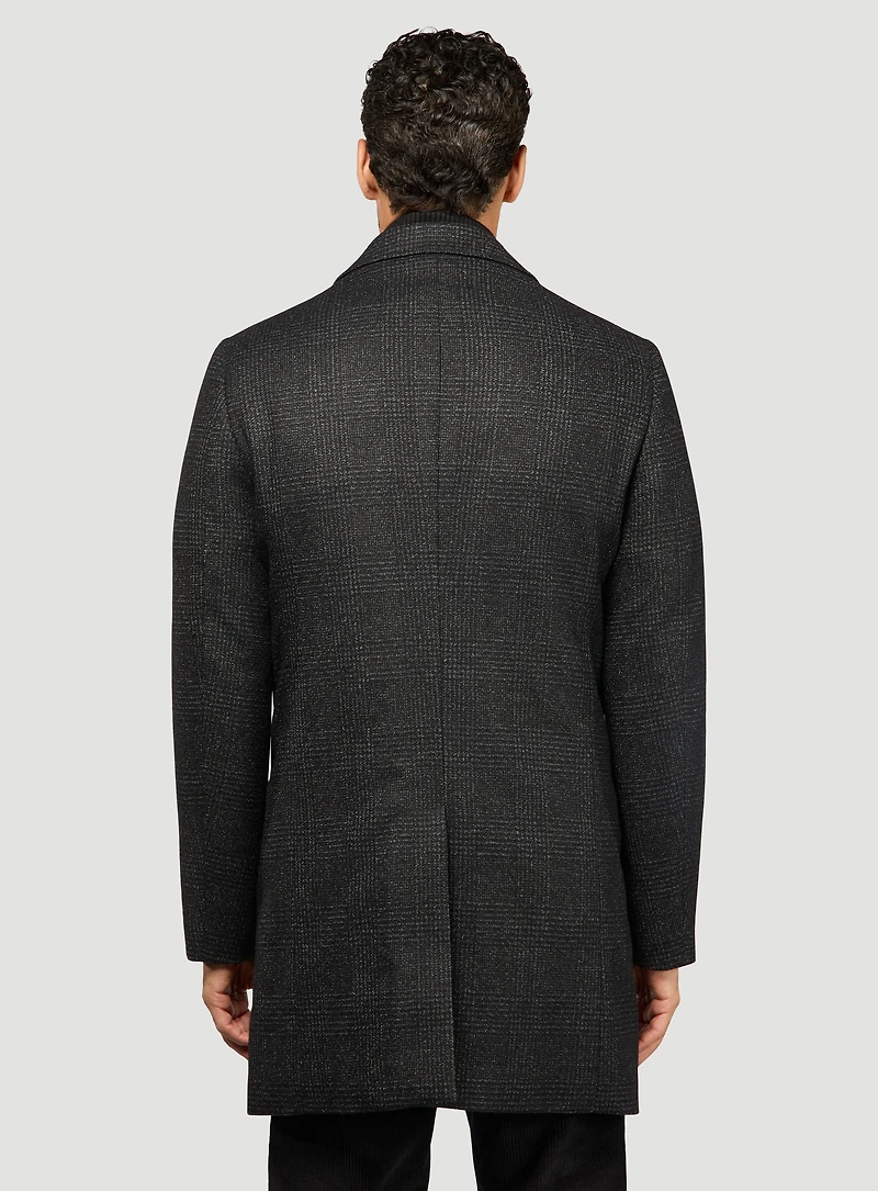 Prince of Wales Check Overcoat