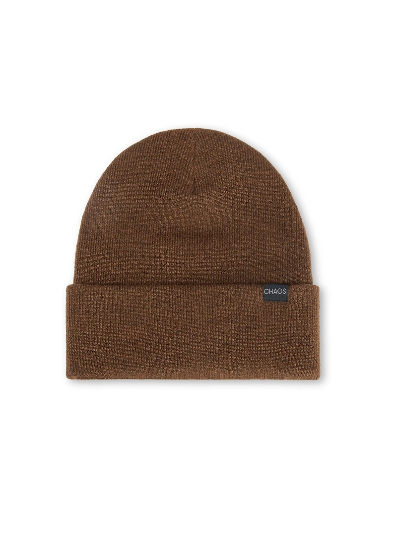 Tuque cotelée chocolat