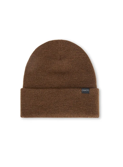 Tuque cotelée chocolat