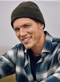 Tuque unie cotelée