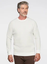 Chandail en tricot gris claire