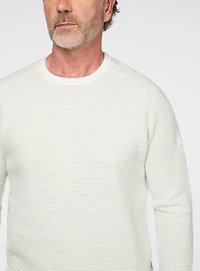 Chandail en tricot gris claire