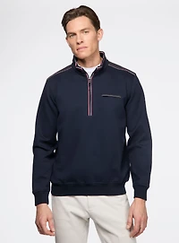 Chandail marine à col montant