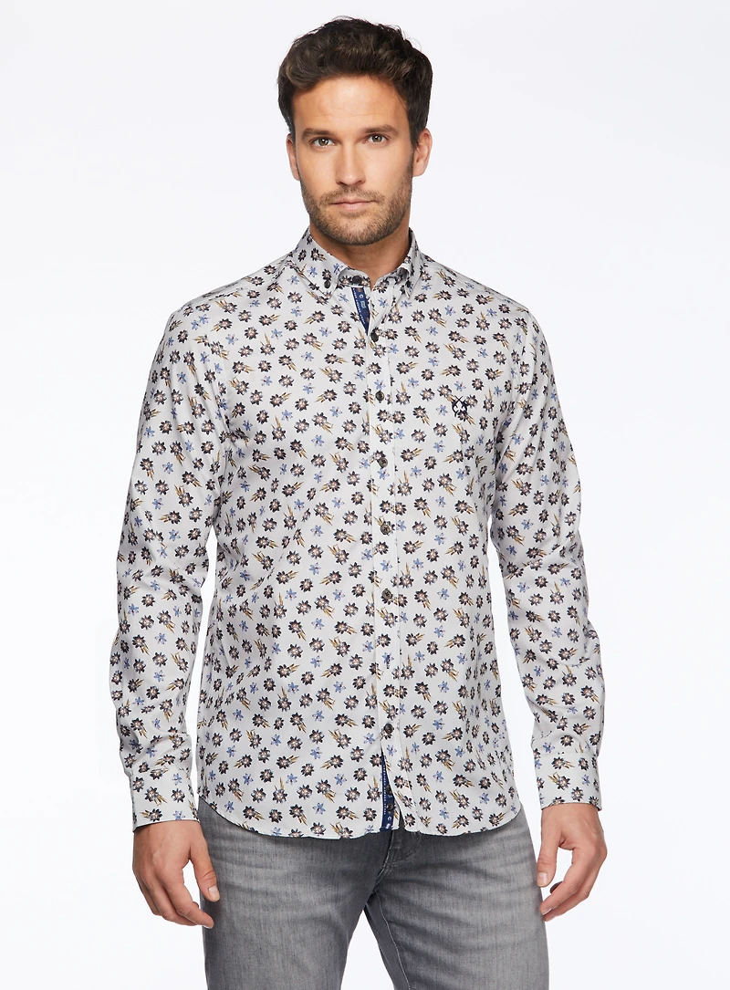 Chemise à multiples imprimés