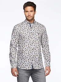 Chemise à multiples imprimés