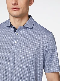 Polo de golf 'Mattr' à imprimé tuiles