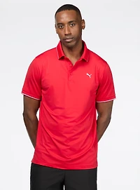 Polo à feuille d'érable rouge