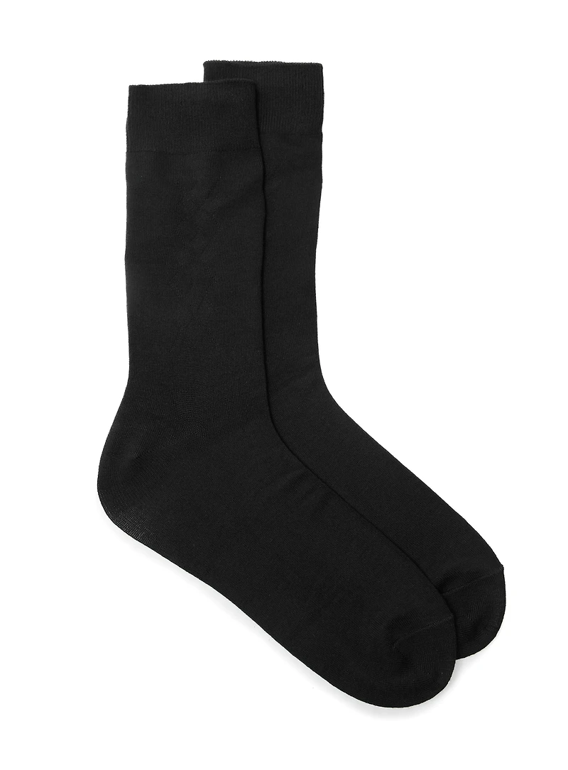 Chaussettes tonales à motif argyle
