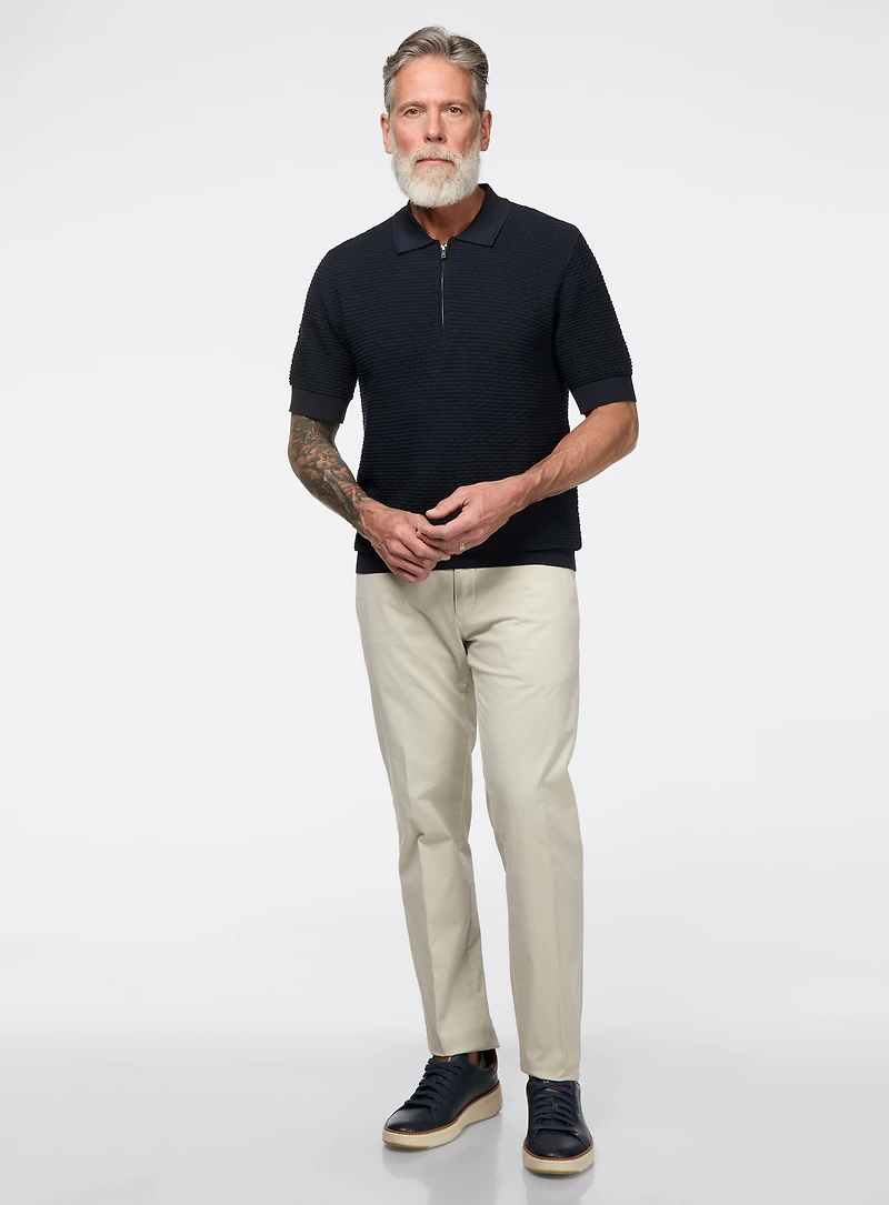 'BONN5075' Micro-Textured Chino