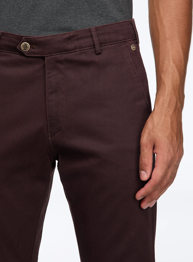 'BONN5654' Micro-Diamond Chino