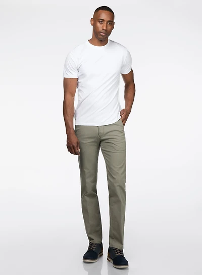 'BONN8121' Textured Green Chino