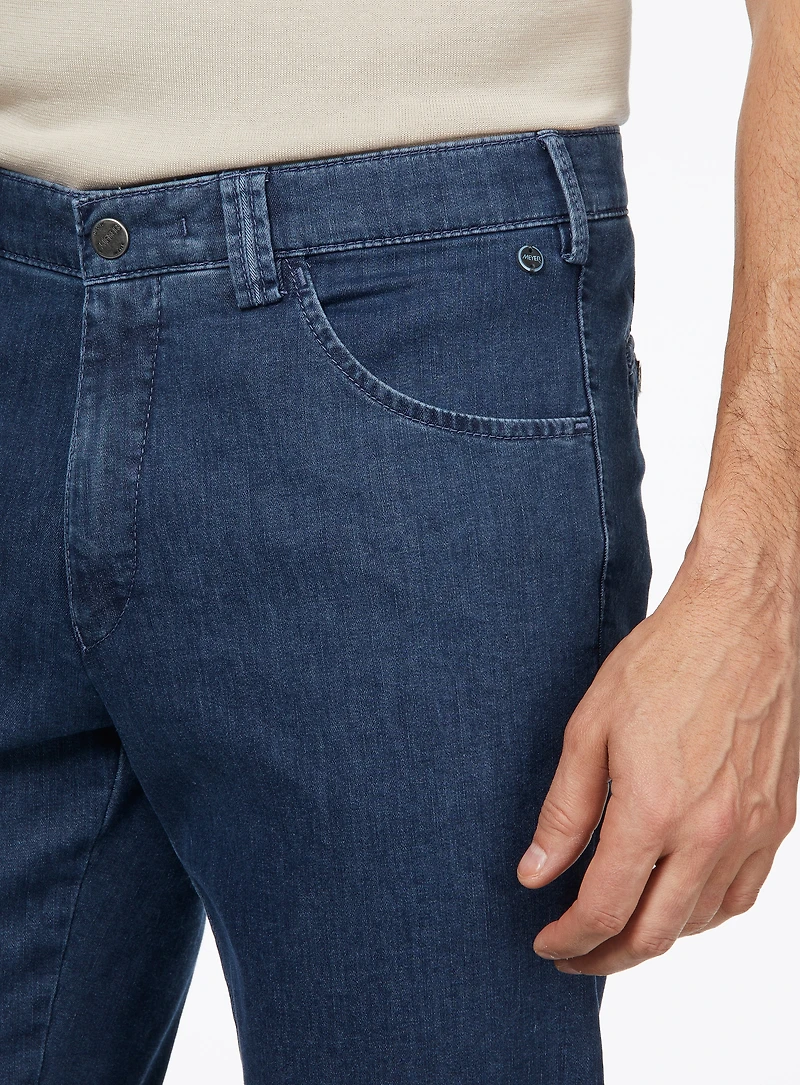 Jeans 'Coolmax' à coutures ocres