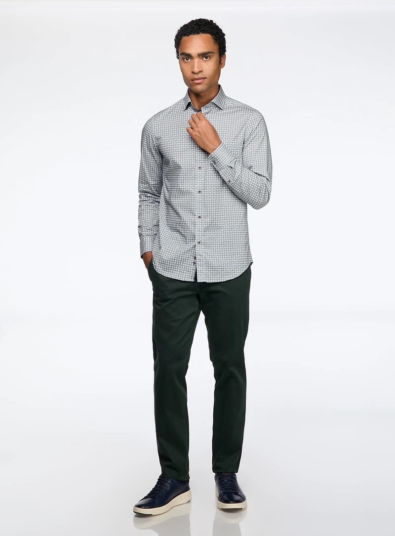'NEWYORK5617' Textured Cotton Chino