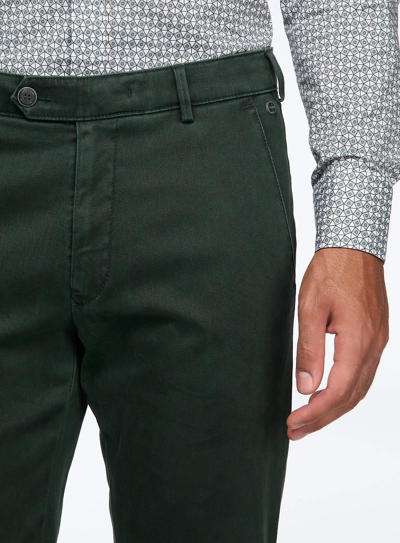 'NEWYORK5617' Textured Cotton Chino