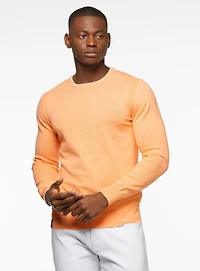 Contrasting Detail Crew Neck Sweater