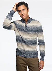 Textured Striped Sweater