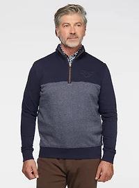 Chandail marine et gris